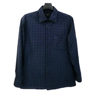 DAKS LONDON แท้ อก46 เสื้อเชิ๊ตแขนยาวลายสก๊อตสปอต
