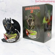 Toothless dragon statue model with Toothless teeth tips to train your dragon