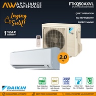 Daikin Inverter Aircon 2.0 Hp Split Type Air Conditioner FTKQ50AXVL/RKQ50AGXVL[Appliance Warehouse]