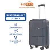 BIG BAG Rover 24" (PP) Polypropylene Luggage 24 Inch Unbreakable Luggage Bag Travel 24 Inch Suitcase