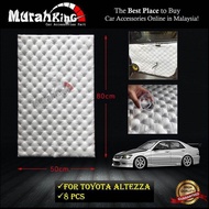 Car Sound Proof Insulation Auto Sound Deadening White Cotton For Toyota Altezza (8 Pcs)