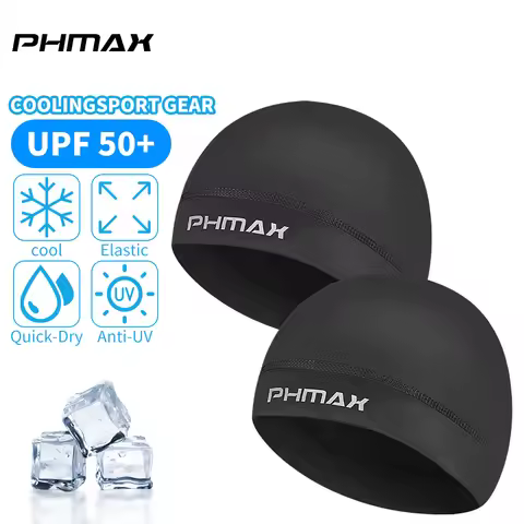 PHMAX High Quality Dark Headwear Bandana Cycling Sports Cold Cap Running Absorbent Breathable Hat Cy