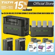TILTA EN-EL15C Camera Battery Charger Case Set 4 Channel 2400mAh Camera Battery for Nikon Z5 Z6 Z63/