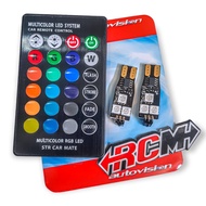 LAMP BULB TURN SIGNAL RETENG RETTENG RETING RETTING LED T10 T 10 RGB REMOTE COLORFUL ORIGINAL ORIGIN