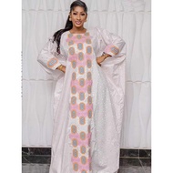 Bazin Riche Long Evening Dresses - Ankara & Brocade Print