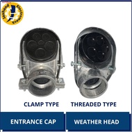Electrical Safety□✴Entrance Cap Weather Head Clamp Type / Threaded Type
