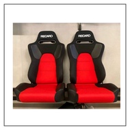 RECARO BUCKET SEAT (BLACK /RED) FOR Proton Wira &amp; Satria