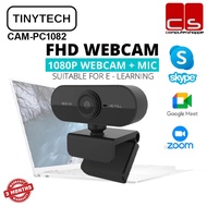 TinyTech CAM-PC1082/FHD USB Webcam C/W Mic / Webcam for PC/COMPUTER/LAPTOP/NOTEBOOK