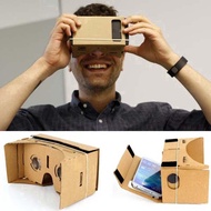 DIY Google Cardboard Virtual Reality VR Mobile Phone 3D Viewing Glasses Headset Movie Games