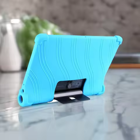 Case For Lenovo Yoga Tab5 YT-X705 Tablet Safe Shockproof Silicone Stand Cover