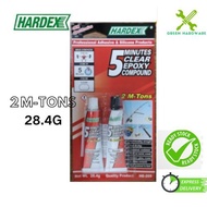 HARDEX HE-205   5 Minute Clear Expoxy Compound / Gam 2 Ton/Gum 2 TON/Hardex Adhesive