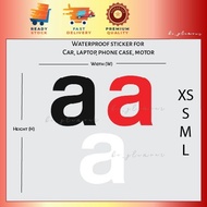 Aprilia A logo sticker reflective motor stiker pantulan cahaya Waterproof Car Motor Vinyl Decal