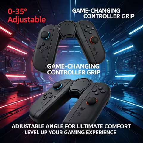 For Charging Grip for Switch 2 Joy‑Con – LED Indicator, Adjustable Angle, Play While Charging Conven