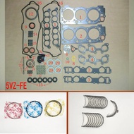 5vz 5vzfe Full gasket set kit crankshaft connecting rod bearing piston ring for Toyota Hilux II land