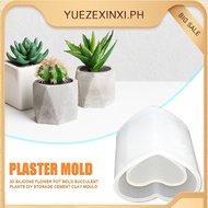 [yuezexinxi.ph] 3D Silicone Flower Pot Mold Succulent Plants DIY Storage Cement Clay Mould