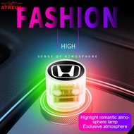 1pc Honda Car LED Lights USB Auto Decorate Light Portable Plug Atmosphere Lamp For civic 11th gen 10th HRV 2022 Jazz gk Stream City Mugen Fit Vezel Accord g10 BRV