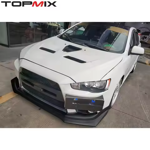 For Mitsubishi Lancer Evolution X EVO 10 (2007-2015) OEM-Style Carbon Fiber Front Bumper