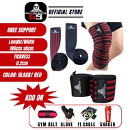 Knee Guard for Weightlifting Squat Brace Knee Pad Straps Weightlifting Protection Sokongan Lutut