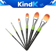 <Hwahong> 982 Series Flat Brush (Makeup Brush, Artist's Paint Brush)