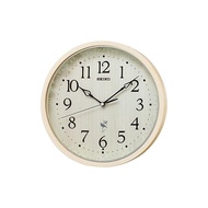 【Direct from Japan】Seiko Clock Wall Clock Nature Sound 12 Types Radio Wave Analog Time Indication Switchable Natural Color Wood Grain RX215A SEIKO