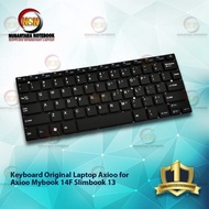 COD !!! KEYBOARD ORIGINAL LAPTOP AXIOO MYBOOK 14F SLIMBOOK 13 (BLACK)