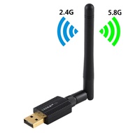 New arrival EDUP EP-AC1661 2 in 1 Bluetooth 4.2 + Dual Band 11AC 600Mbps High Speed Wireless USB Ada