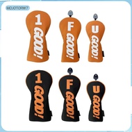 [mojotorw7] Golf Club Head Covers Golf Wood Headcovers Protective Sleeve Fashion Golf Wood of Head C