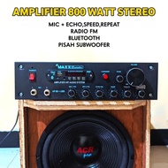 Jual Power Amplifier Rakitan 800 Watt Stereo Subwoofer Diskon