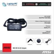 Laptop Charger for MSI 20V 2A 40W 5.5mm x 2.5mm Compatible with MSI Wind U90X  U100 U18  U90