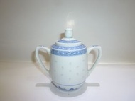 茶壺/紫砂壺/早期景德鎮製透光米粒糖罐.奶罐