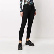 黑色修身九分牛仔褲鉛筆褲女款 A693