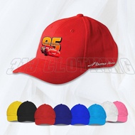 Lightning McQueen Cars Kids Baseball Cap / Cars McQueen Kids Cap Free Name