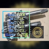 Racing Gear Ratio F1ZR SS2 FIZR FIZ R Force 1 F1 Road Race Competition 1st.13/34; 2nd.17/28; 3rd.19/