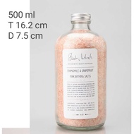 / 6 (Six) 500 BOSTONML BOSTON GLASS BOTTLE/ WITH SILVER CAP (BOX OF 6 PCS) BP500/