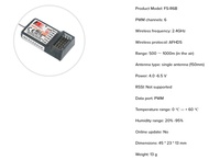 receiver FS-R6B ภาครับสำหรับวิทยุ Flysky