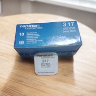 516 SR516SW 317 Renata Original Long Lasting Swiss Watch Battery 1 BOX 10PCS