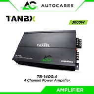 TANBX Car Amplifier 4 Channel Amplifier 3000W Car Audio System 4CH Power Amp Kereta