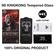 [WK ORIGINAL] 9D Ultra HD iPhone 17 16 15 14 13 12 11 X Air KINGKONG Tempered Glass Strong Clear XR/