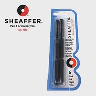 SHEAFFER VFM專用卡水 6支/短 (黑/藍) 黑