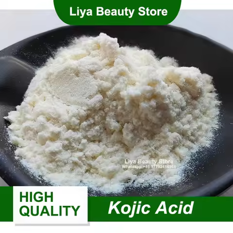 High Quality Skin Whitening Cosmetic Ingredients Kojic acid Raw Material for Lotion Cream Soap