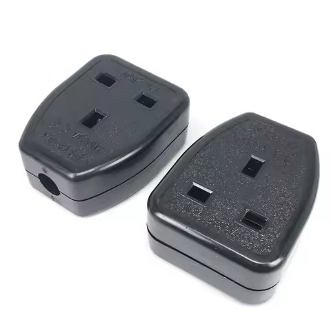 13A 250V UK British Standard Female Socket Power Adaptor Detachable Power Cord Cable Connector Socke