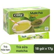 TRÀ SỮA MATCHA COZY HỘP 18 GÓI x 17GR- C1.53