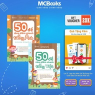 Book - 50 Questions to Increase Scores Quickly in English and Vietnamese - Grade 3 - MCBooks