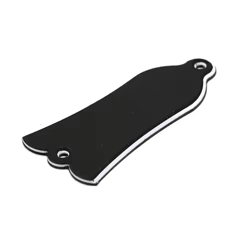 1PC 2Holes Bell-shaped PVC Truss Rod Cover Plate Scroll Plate for Gibson LP SG Flying V ES Guitar Bl