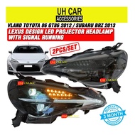 Toyota 86 GT86 2012 / Subaru BRZ 2013 Lexus Design Led Projector Headlamp With Signal Running