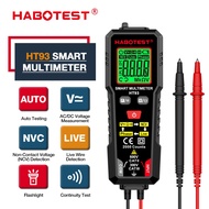 HABOTEST HT93 Smart Multimeter AC/DC Voltage 600V 2000 Counts True-RMS Automatic Tester Ohm NCV Amme