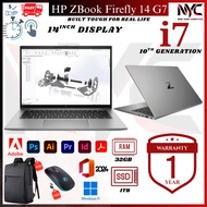 HP ZBook Firefly 14 G7 – Touchscreen Workstation | i7 10th Gen | 32GB RAM | 512GB SSD | 14″ Display