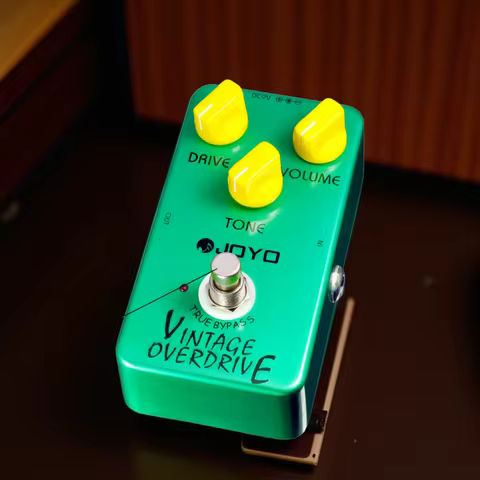 JOYO JF-01 VINTAGE OVERDRIVE Guitar Effect Pedal Classic TS808 Tone RC4558 Chip Overdrive Pedal for 
