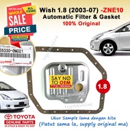Wish 1.8 (2003-07) Automatic Filter & Gasket (Gearbox) Auto ZNE10 35168-52020 35330-0W021 08886-8140