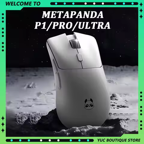 Metapanda P1 PRO MAX E-sport Wireless Gaming Mouse PAW3395 26000DPI 2.4G Wired Bluetooth 3 Mode Mous